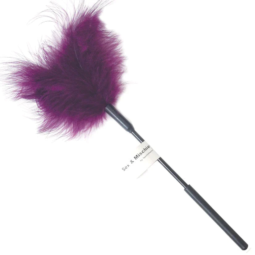 BDSM toy rope bundles-Sex and Mischief Feather Tickler - Purple