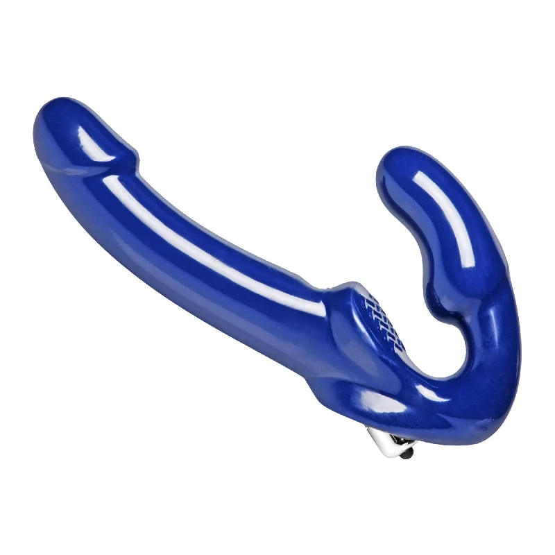 eco-friendly-dildo-Strap U Revolver II Vibrating Strapless Strap On Dildo