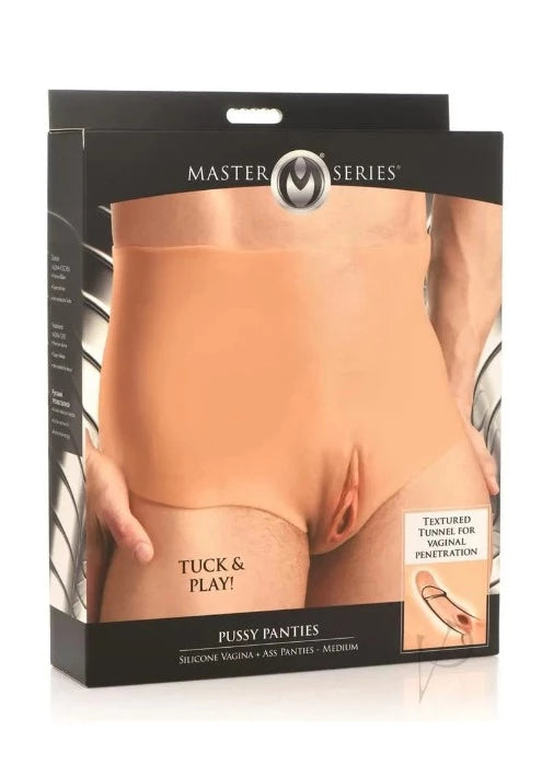 Silicone clit vibrators-Master Series ''Pussy Panties'' -Medium