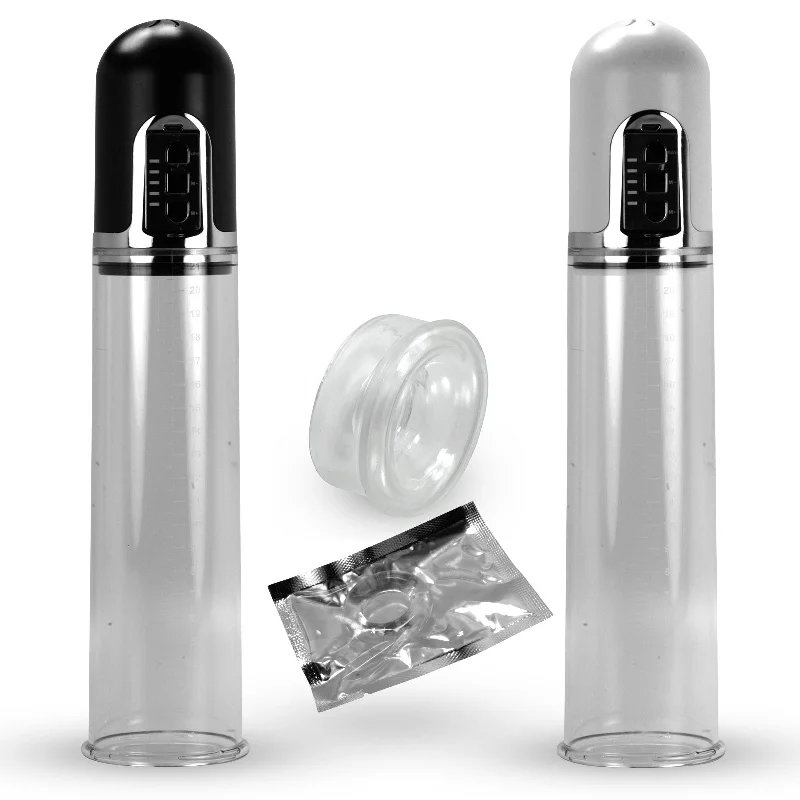 cock ring self care-LeLuv Auto Penis Pump | 2.4" x 8" Kit with 1 Sleeve & 1 Cock Ring