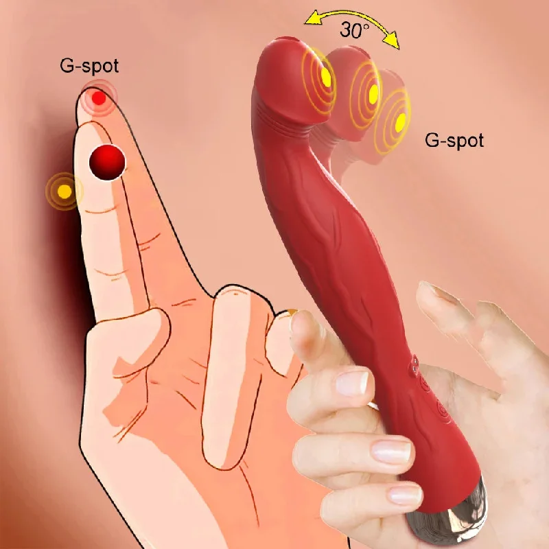 Vibrator subtle use-G Spot Dildo Vibrator - Finger Buckle Prostate Massager Sex Toys for Women