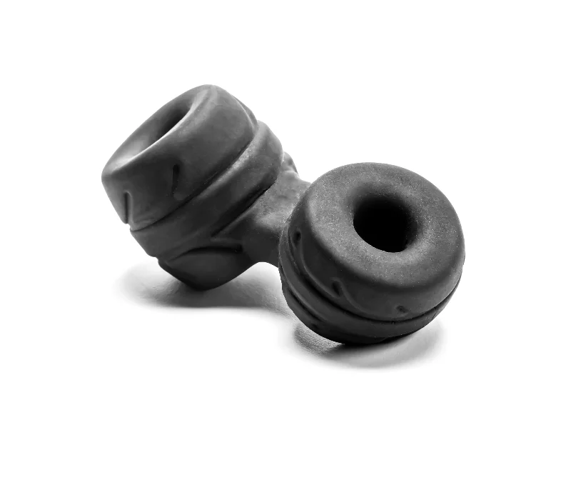 cock ring innovation-Silaskin Cock & Ball Ring and Stretcher - Black