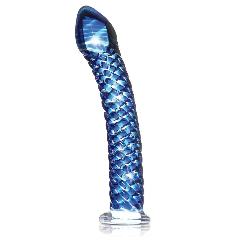 artisanal-dildo-Pipedream 7-inch Hand-blown Unisex Glass Dildo with Wide Base