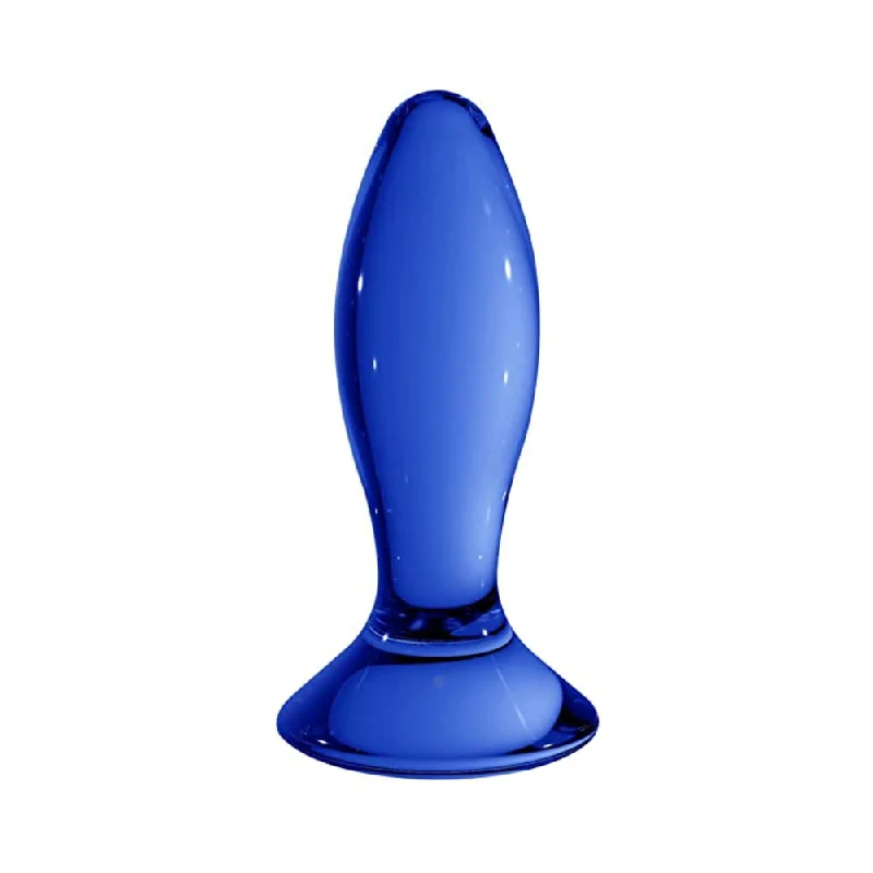 Silicone dildos for women-Chrystalino Follower - Blue