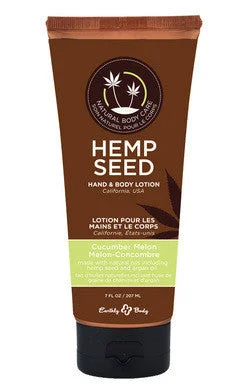 Sex toys for erotic fun-Hemp Seed Hand and Body  Lotion - Cucumber Melon -  7 Oz. Tube