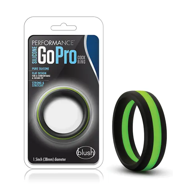 cock ring research-Blush Performance Silicone Go Pro Cock Ring