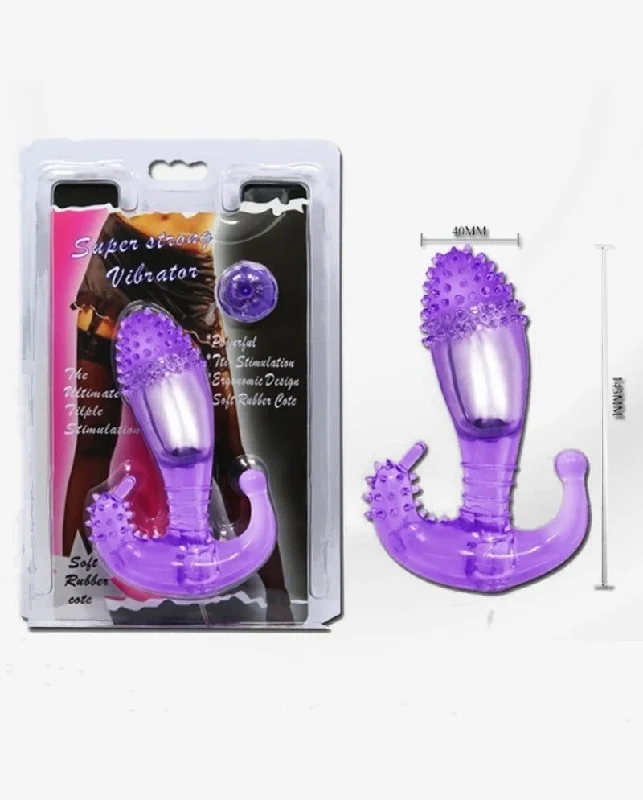 Vibrator rechargeable battery-TRIPLE STIMULATION SUPER STRONG SOFT VIBRATOR