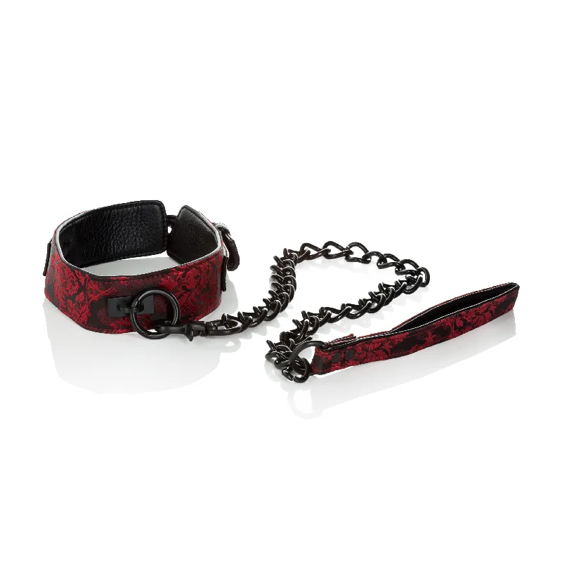 BDSM toy paddle features-Scandal Collar With Leash