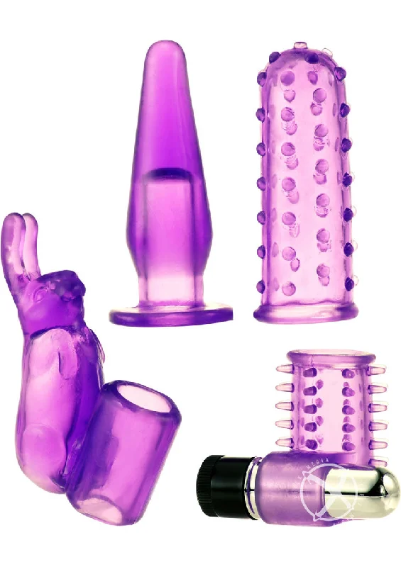 Rechargeable thrusting toys-ME YOU US 4play Couples Kit with Bullet and Sleeves