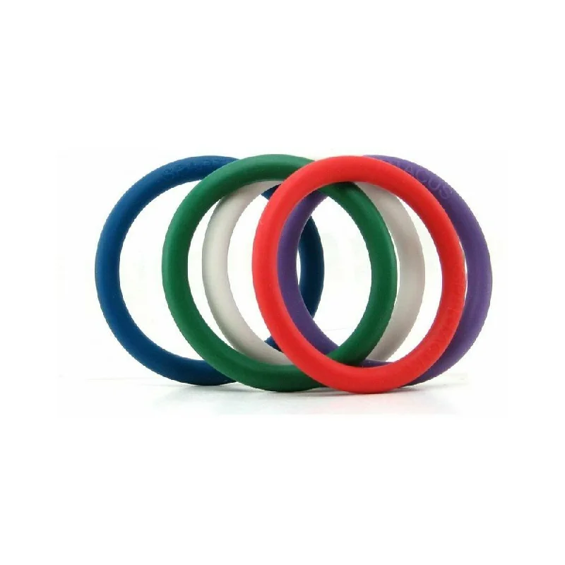 cock ring throbbing-Spartacus Nitrile Cock Rings 5 Pack 1.5 inches