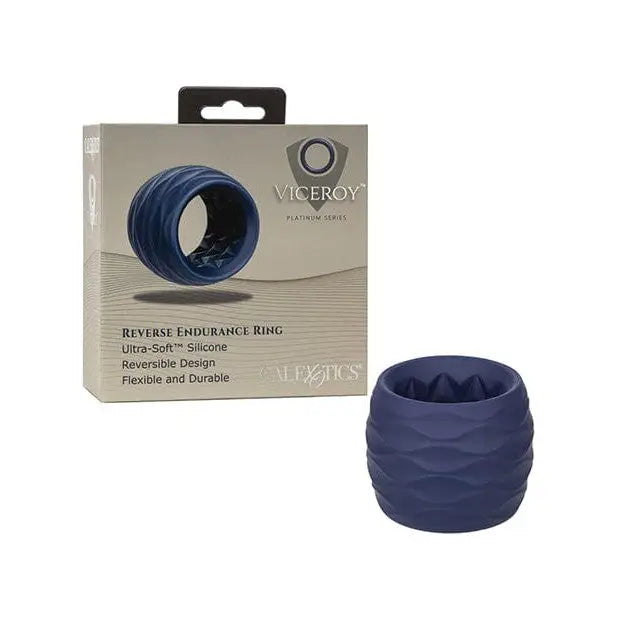 cock ring tropical-Viceroy Reverse Endurance Ring - Blue