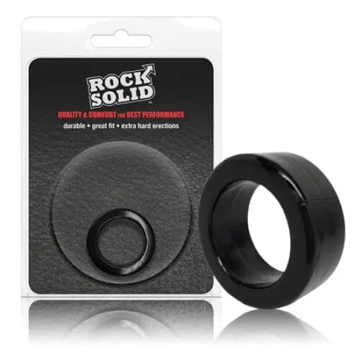 cock ring wave patterns-Rock Solid Black O Ring