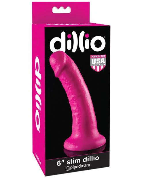 yellow-dildo-"Dillio 6"" Slim Dillio"