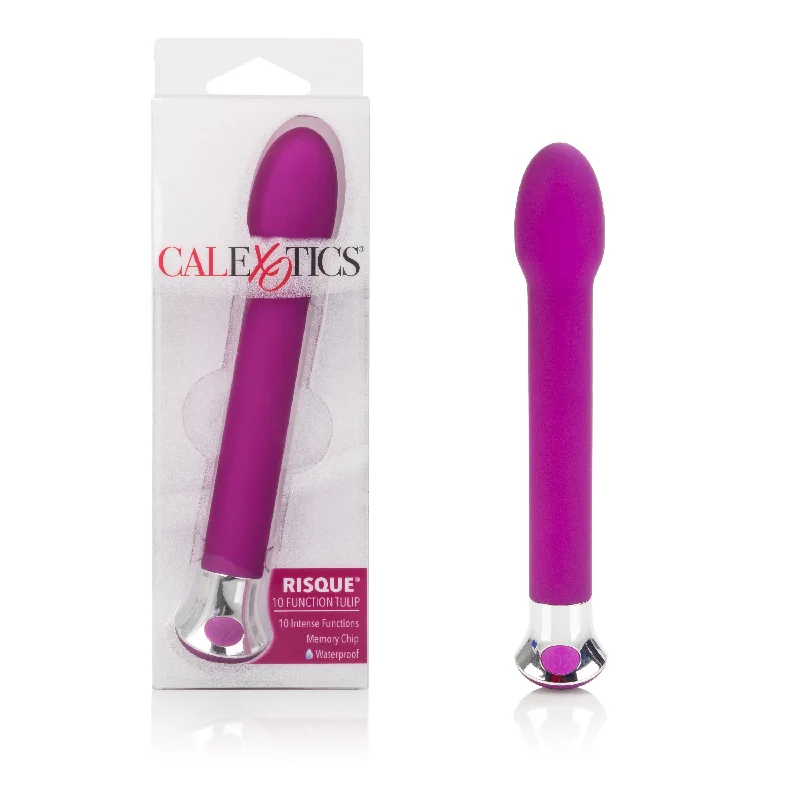 Vibrator upscale gift-10-Function Risque Tulip - Purple