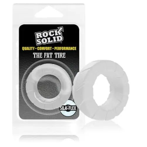 cock ring homemade-Rock Solid Silaflex Fat Tire Translucent