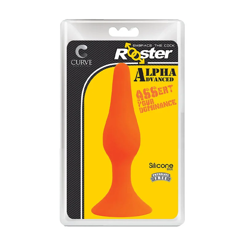 Luxury anal vibrators-Rooster Alpha Advanced Orange