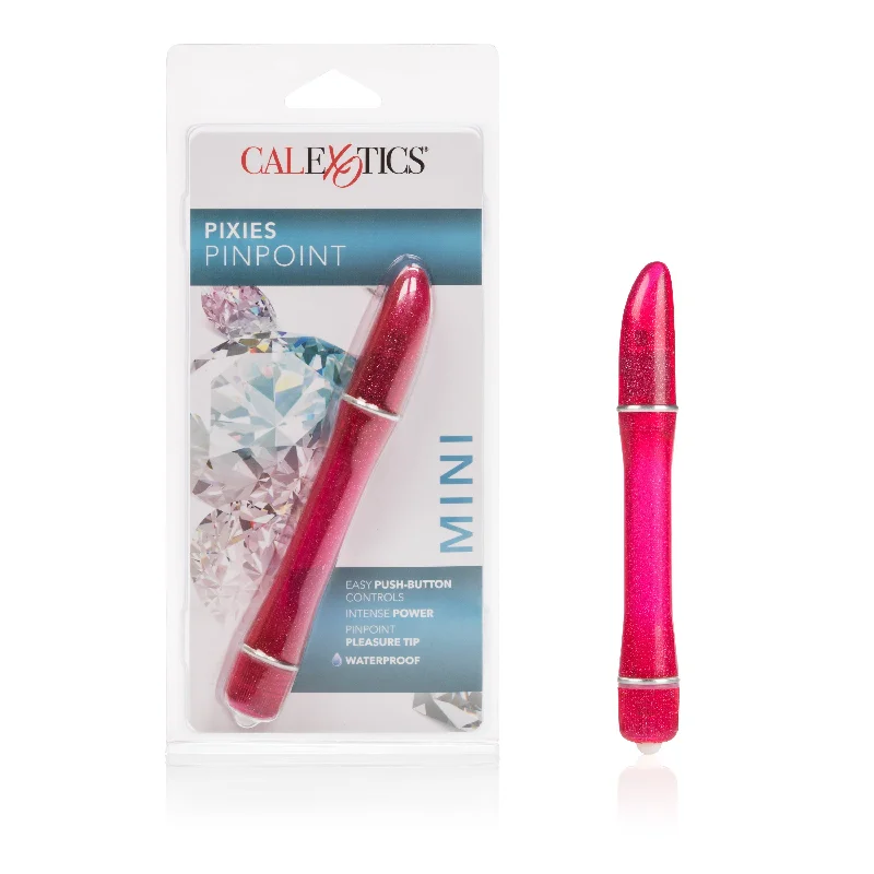 Vibrator safe skin-Pixies Pinpoint Waterproof Vibe - Red