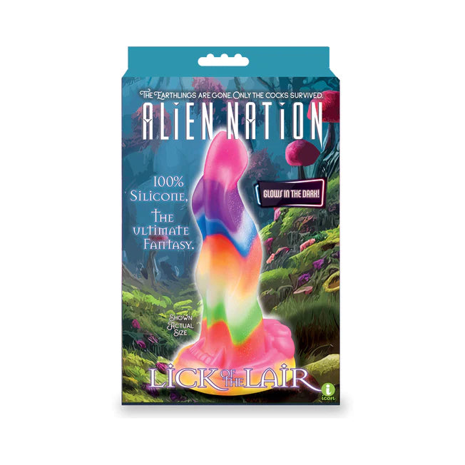 ceramic-dildo-AlienNation Lick of the Lair 7 in Glow In Dark Dildo