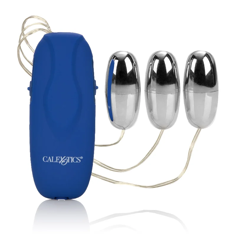 Vibrator portable charger-Interactive Trio Bullets - Silver