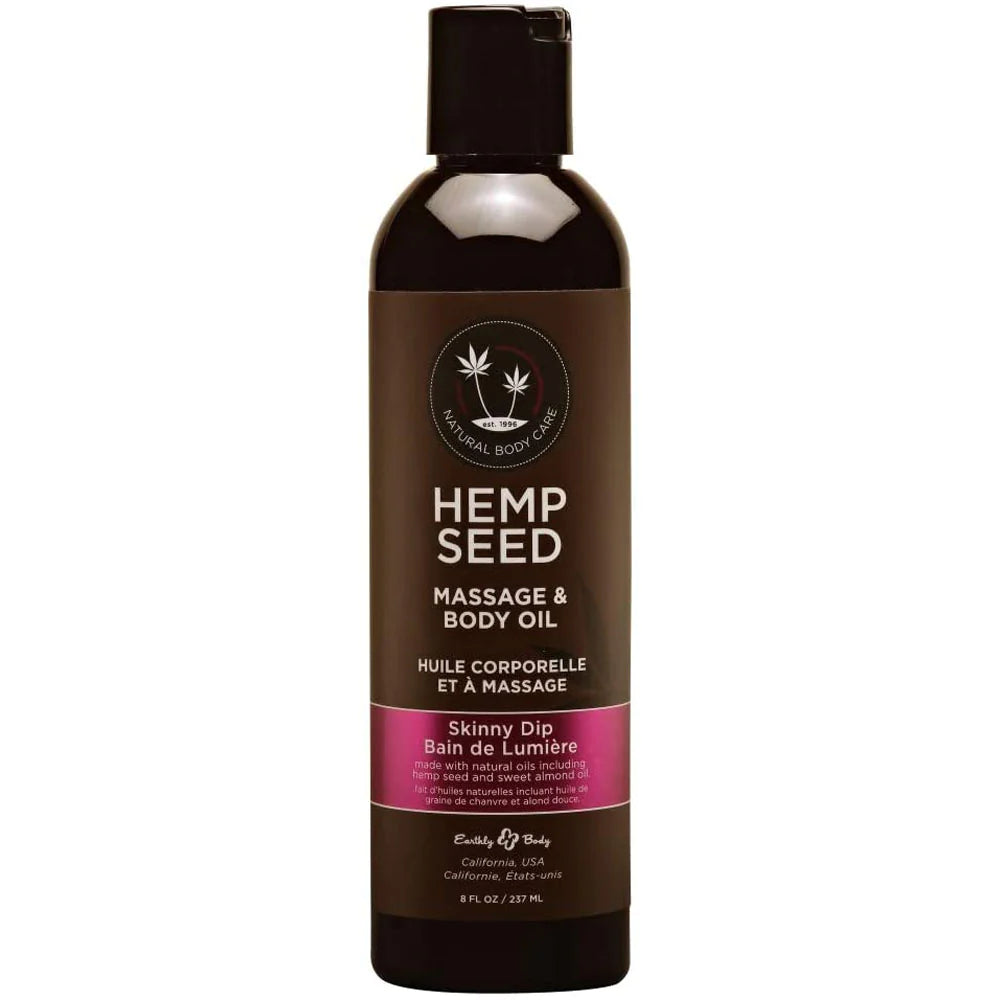 Luxury thrusting vibes-Hemp Seed Mass/Body Oil ''Skinny Dip'' 8oz