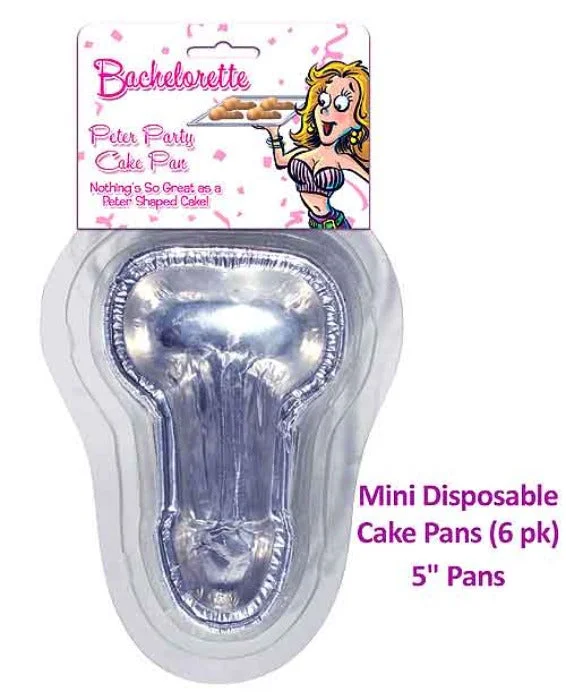 Quiet wearable stimulators-Bachelorette ''Mini'' 5 inch Pecker Cake Pan x6