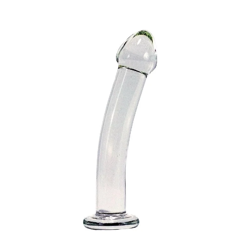 solid-dildo-Crystal Delights Harnessable Dil