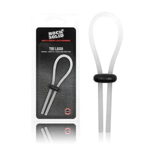 cock ring crowd funded-Rock Solid The  Lasso/Bolo Double Lock Adjustable Translucent