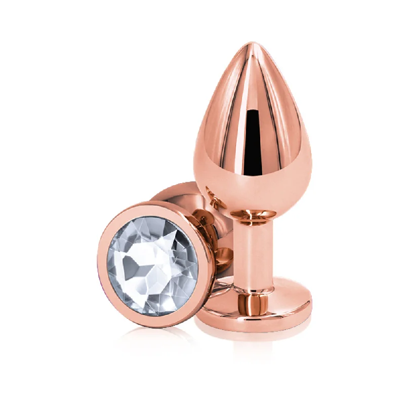 Sex toys for sensual play-Rear Assets Rose Gold Medium Clear