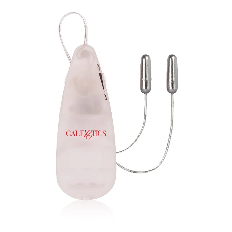 Vibrator beginner guide-Pocket Exotics Dual Heated Whisper Bullets - Clear