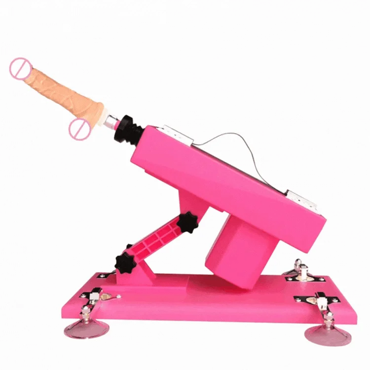 stainless-steel-dildo-Lurevibe - Pumping Gun - Full-automatic Simulated Penis Masturbation Telescopic Dildos Machine