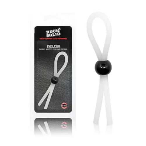 cock ring motion activated-Rock Solid The  Lasso/Bolo  Single Lock Adjustable Translucent