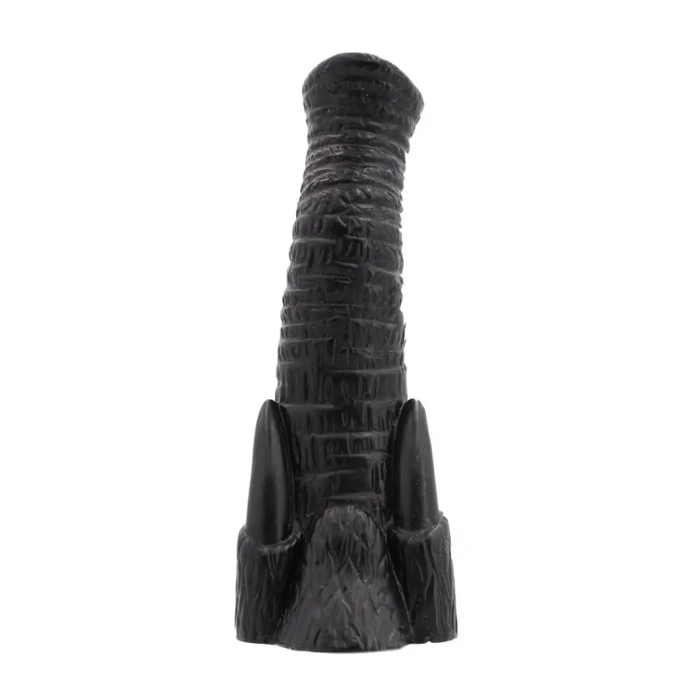 green-dildo-7.5-inch Massive Textured Black Realistic Dildo with Suction Cup