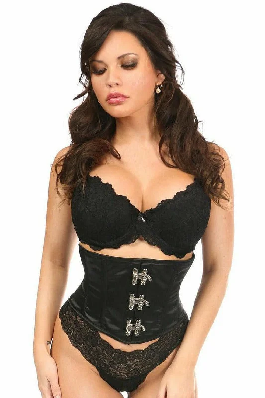 Sex toys for playful fun-Top Drawer Clasp Satin Waist Cincher