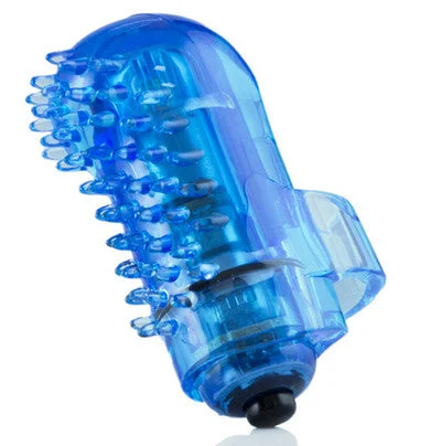 Quiet thrusting toys-The FingOs Each Tingly Blue Fun Finger Vibe