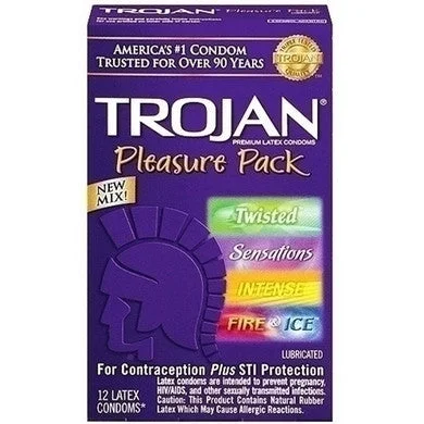 Sex toy cleaning solutions-Trojan Pleasure - 12 Pack