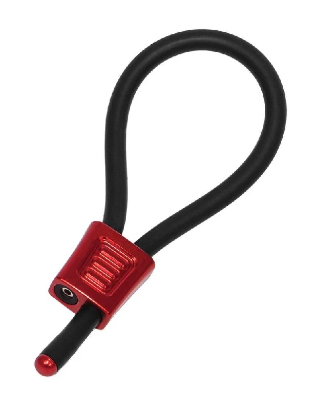 BDSM toy clamp grips-ElectraStim ElectraLoops Prestige, Red