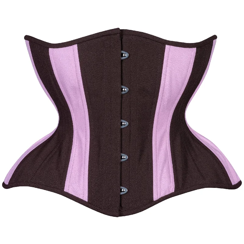 Corset top in gold shimmer-Rosemary Waist Taming Underbust Corset