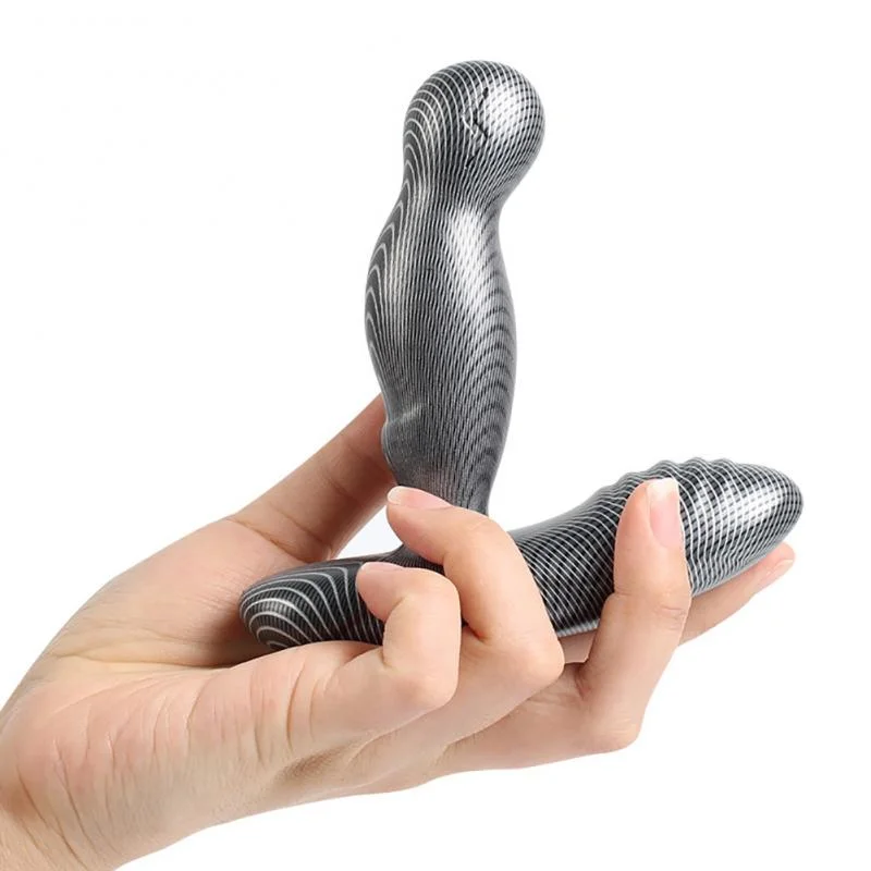 Vibrator slim style-Remote Control Estim Prostate Vibrator - Handheld 360° Rotation Prostate Massage Milk