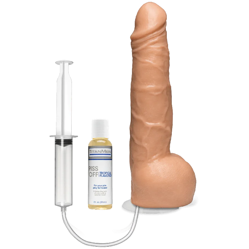 skin-like-dildo-TitanMen - PissOff - Squirting Cock - With Removable Vac-U-Lock Suction Cup