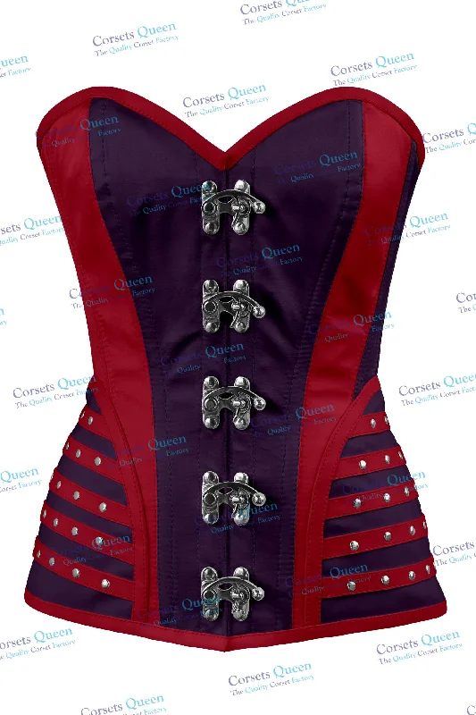 Corset dress in navy blue-Truss Custom Made Corset