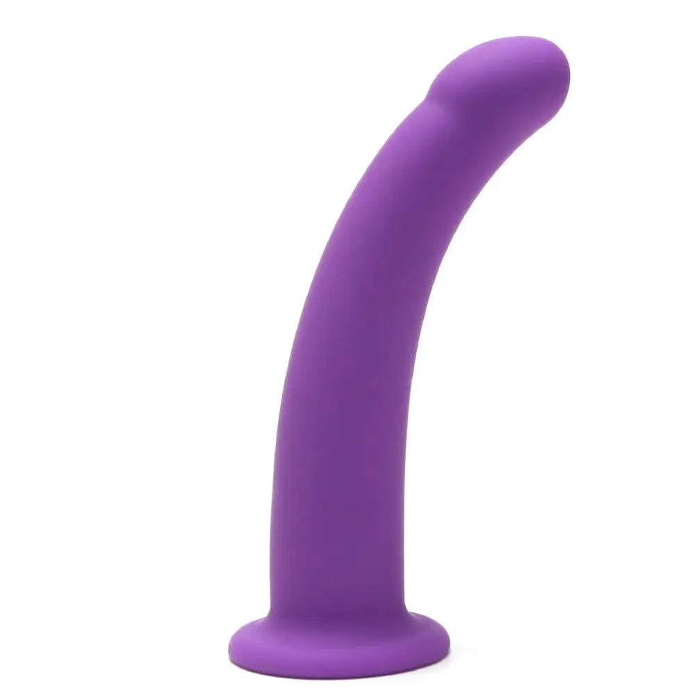 travel-size-dildo-Me you us 7 Inch Curved Silicone Dildo