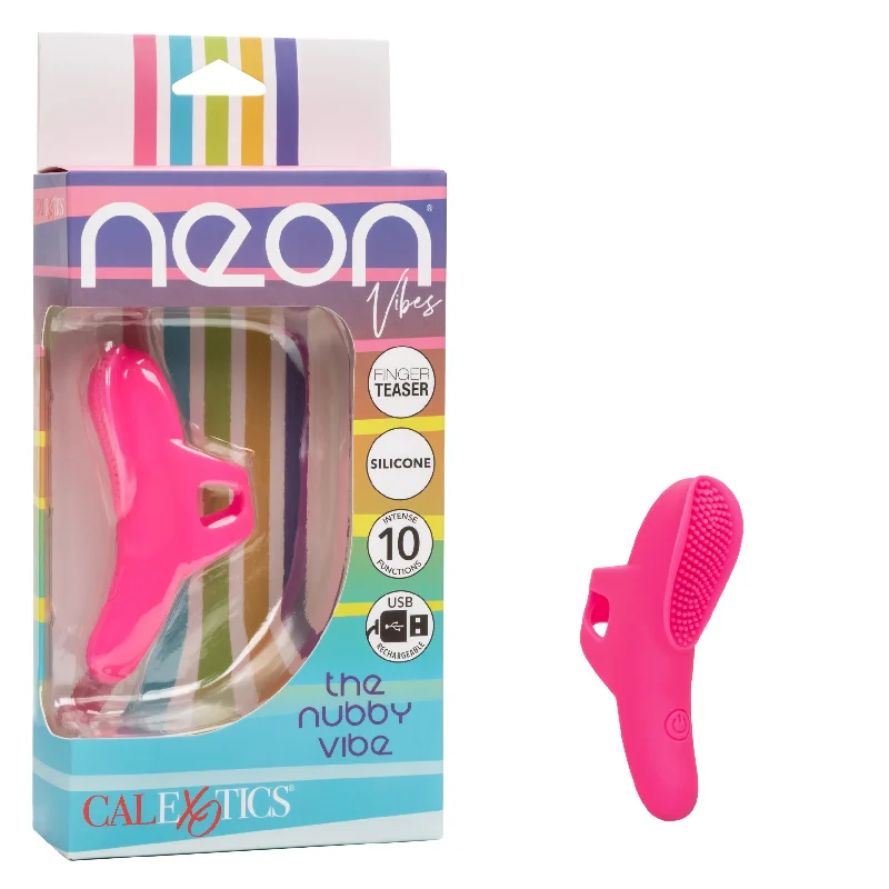 Vibrator easy keep-Neon Vibes the Nubby Vibe - Pink