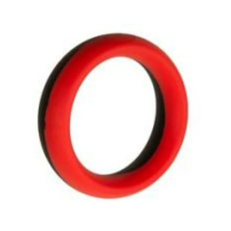 cock ring fade resistant-Man Magnet 2 inches Core Cock Ring Red