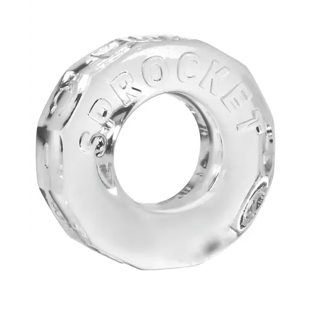 cock ring discreet packaging-OxBalls Sprocket, Cockring, Ice Blue