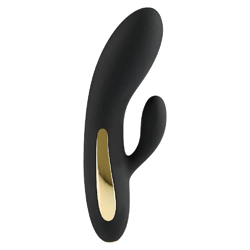 Vibrator stylish shape-ToyJoy - Luz Splendor Rabbit Vibrator (Black)