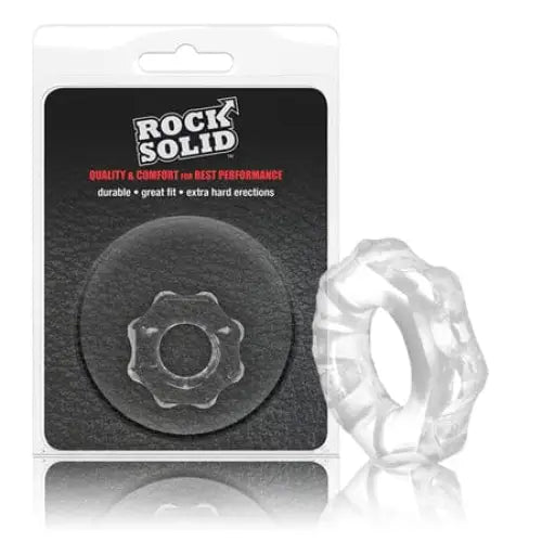 cock ring experimental-Rock Solid Gear Clear C Ring in a Clamshell