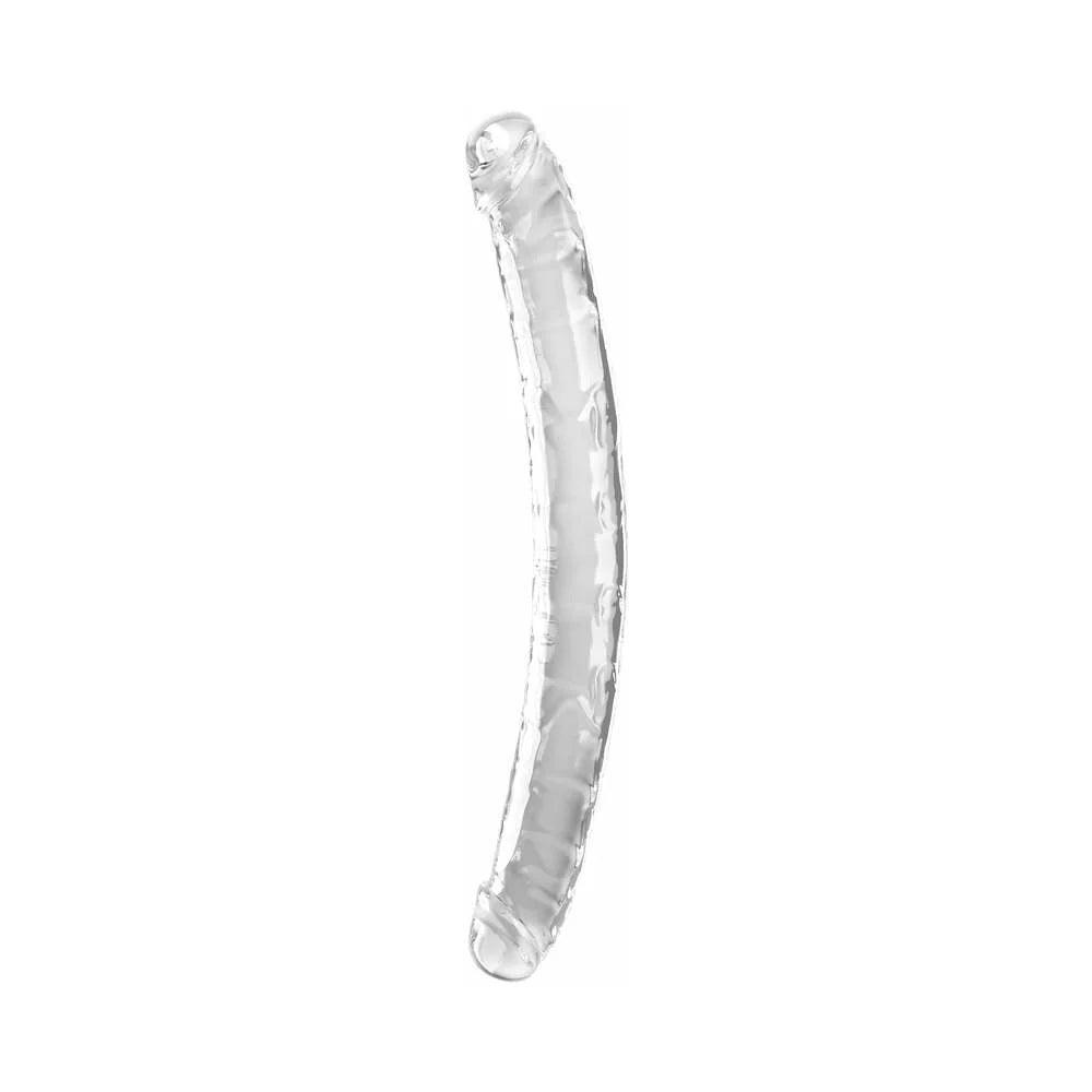 heavy-duty-dildo-Pipedream King Cock Double Dildo 18 in. Clear