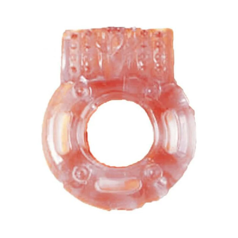 cock ring functional-Macho Vibrating Cockring Beige