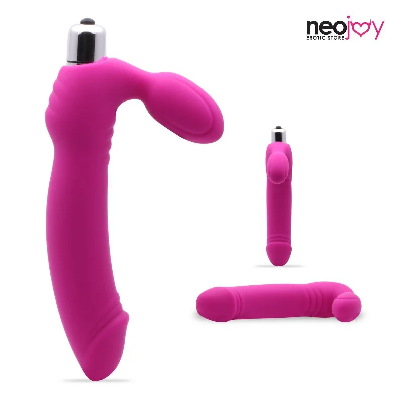 Vibrator ideal gift-Neojoy Strapless Vibrating Dildo Silicone For Solo and Couple - Pink 6.88 inch- 17cm