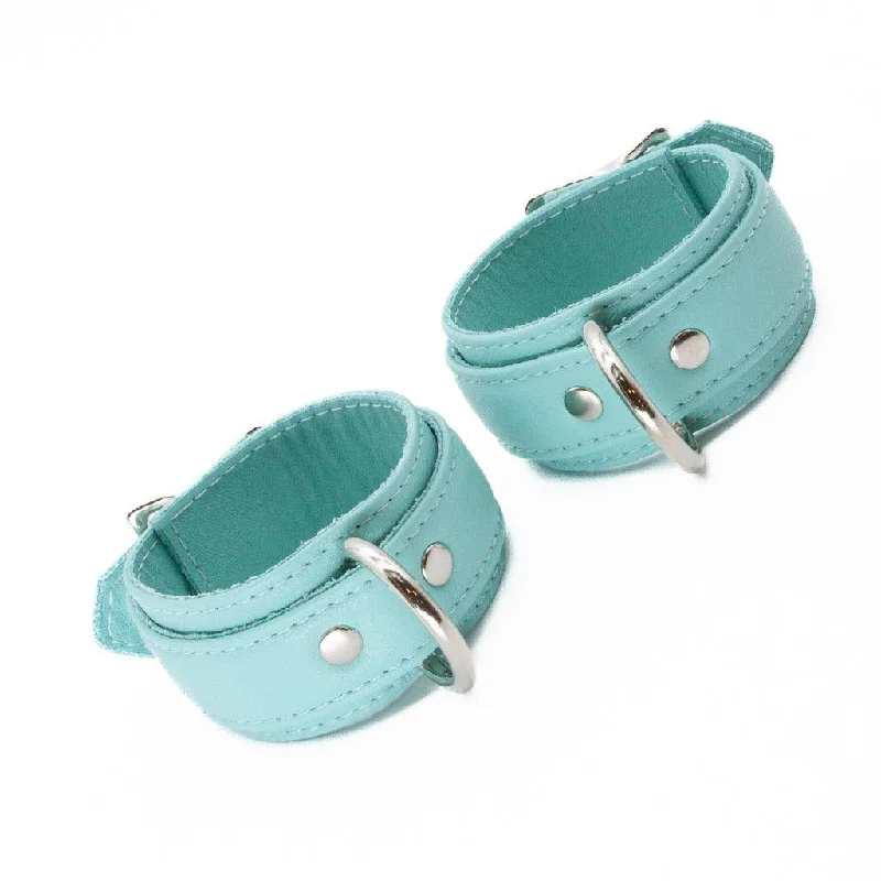 Luxury BDSM toy collections-Zoë Ligon x The Stockroom Limited Edition Wrist Cuffs, Mint Green